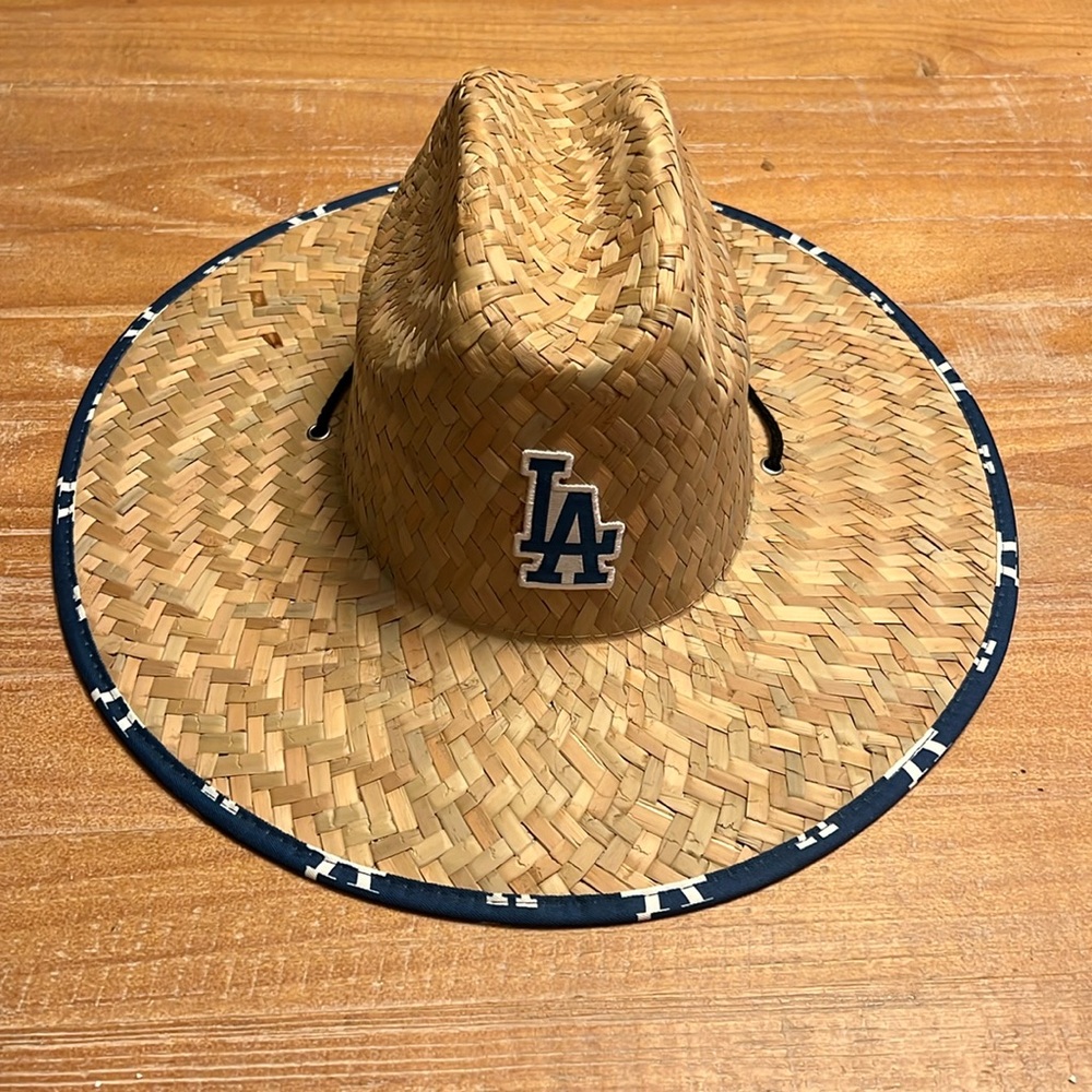Dodgers Straw Beach Hat